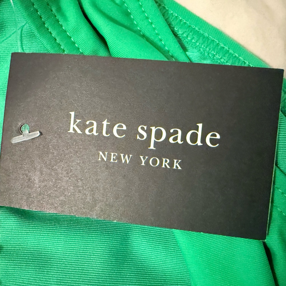 ♠️ Kate Spade Green Shirred Underwire Bikini Size S NWT - Picture 7 of 11
